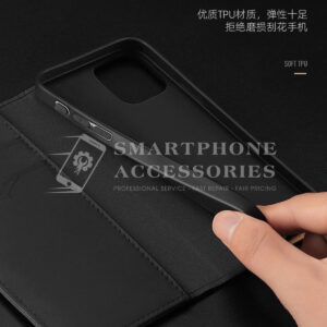 Double-sided iPhone leather wallet