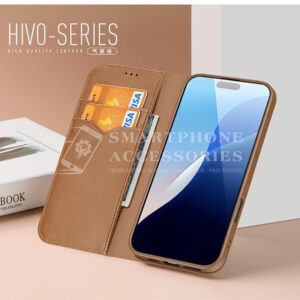 Double-sided iPhone leather wallet
