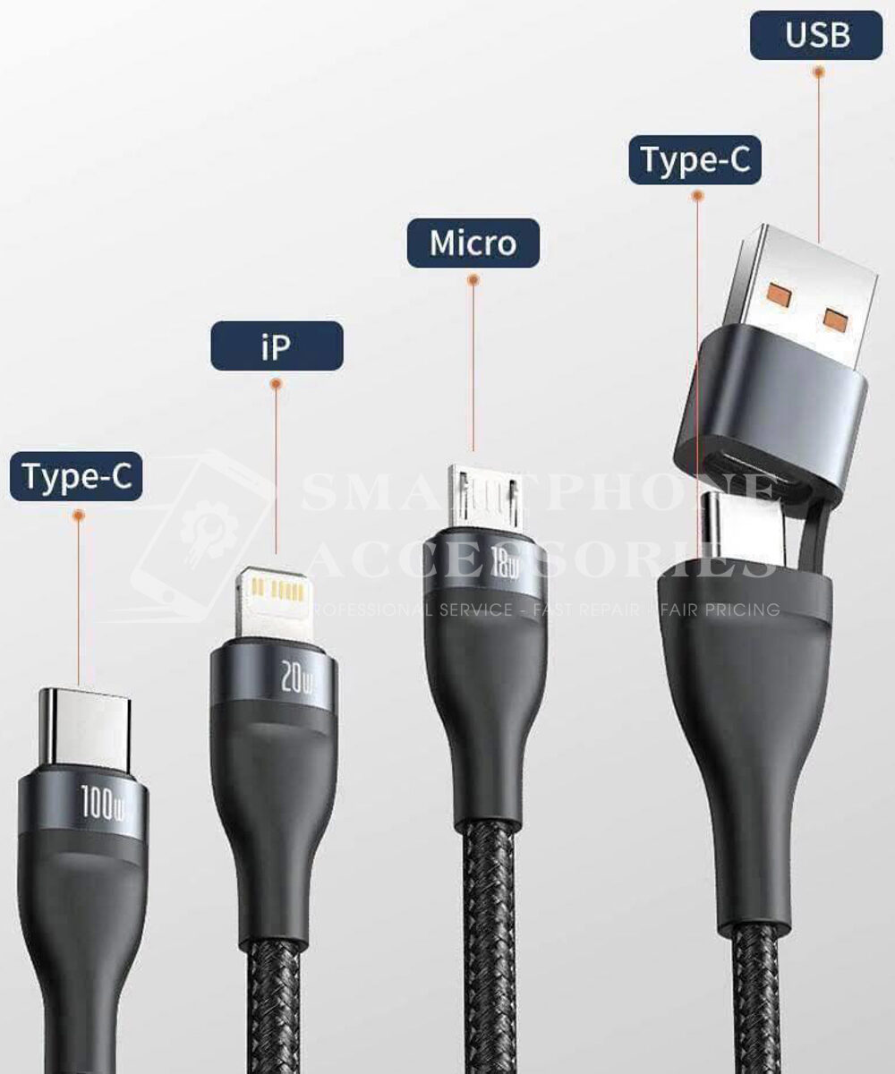 Baseus 5 in 1 Fast Charging Cable