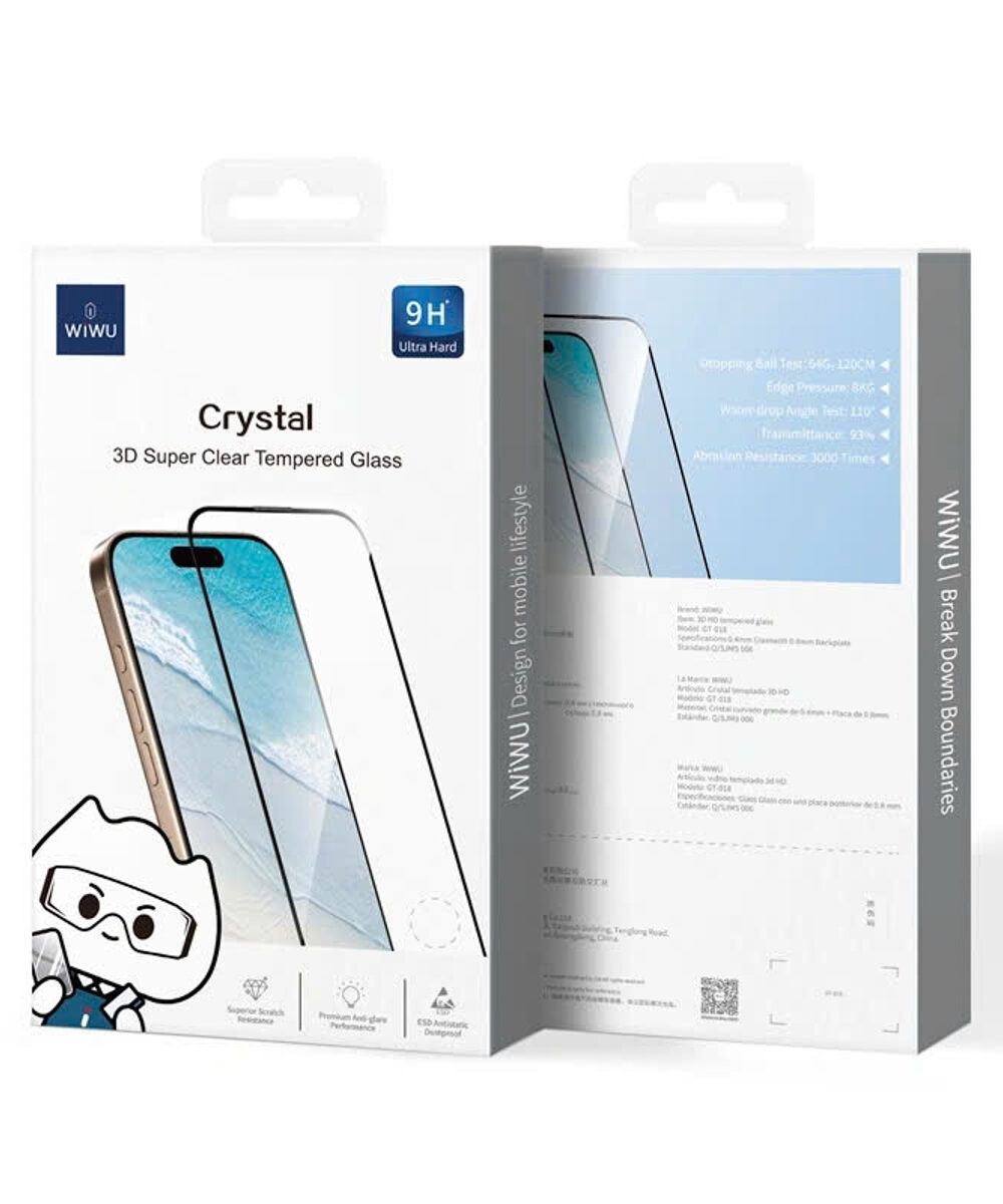 WIWU Crystal 3D Tempered Glass
