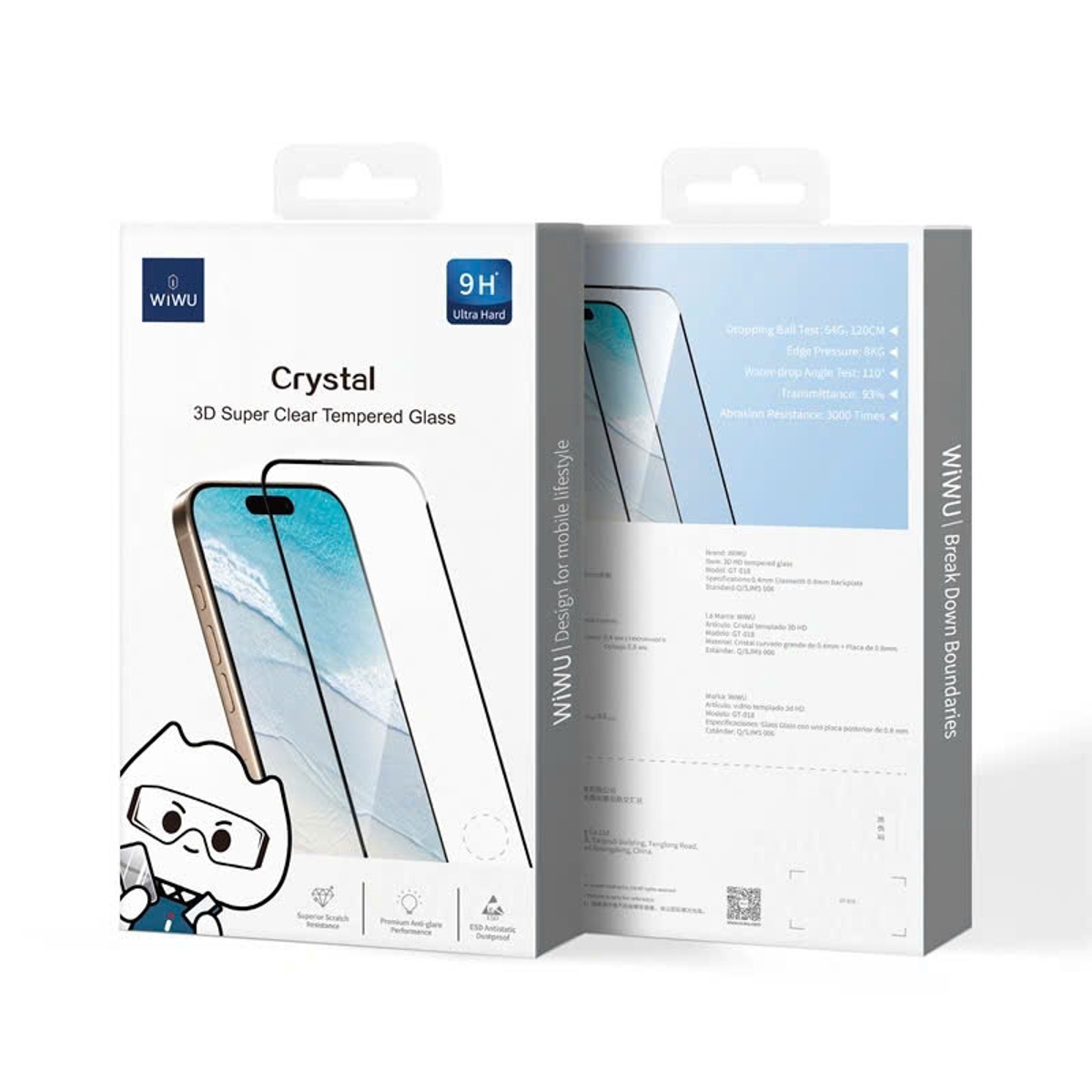 WIWU Crystal 3D Tempered Glass