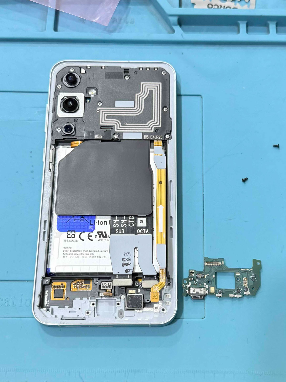 replace samsung a55 charging port