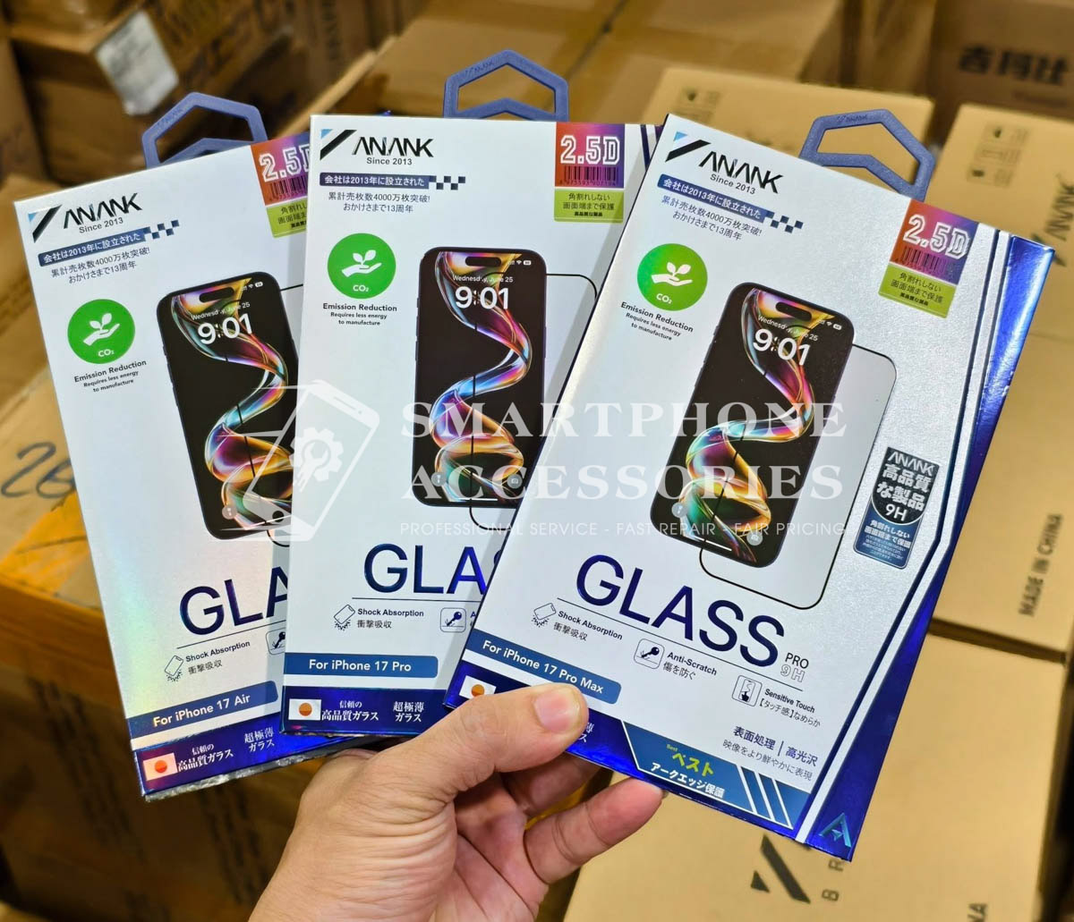 ANANK Tempered Glass for iPhone 17 Series