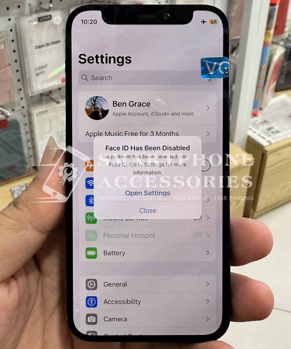 Fix Face ID Error All iPhone Lines