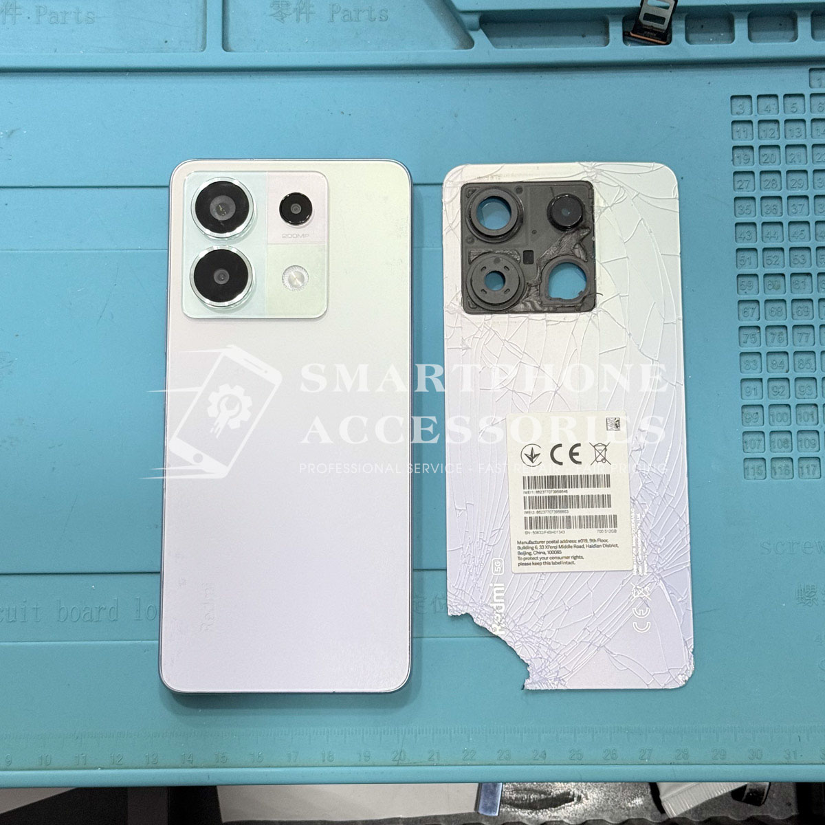 Redmi Note 13 Pro 5G Back Cover Replacement