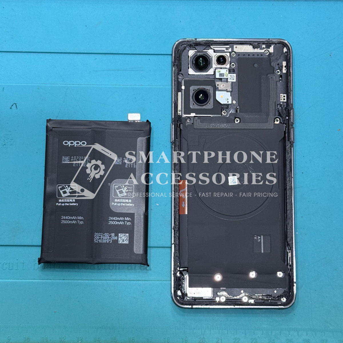 replace Oppo Find X5 Pro battery