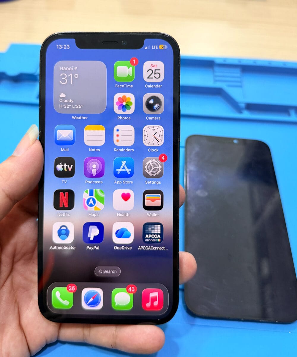 iPhone 12 Pro successfully tested after OLED display replacement