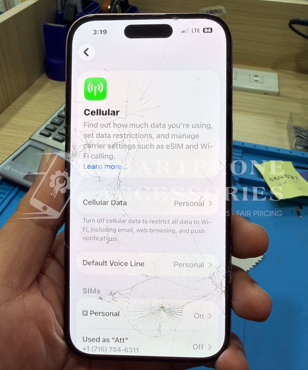iPhone 15 signal and data repair