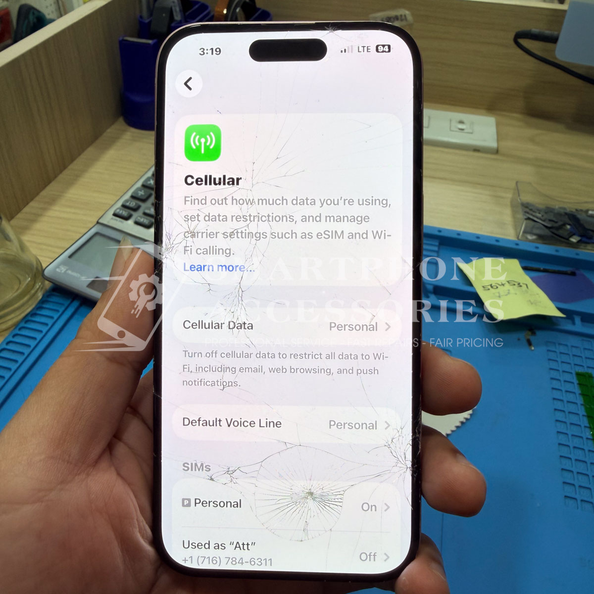 iPhone 15 signal and data repair