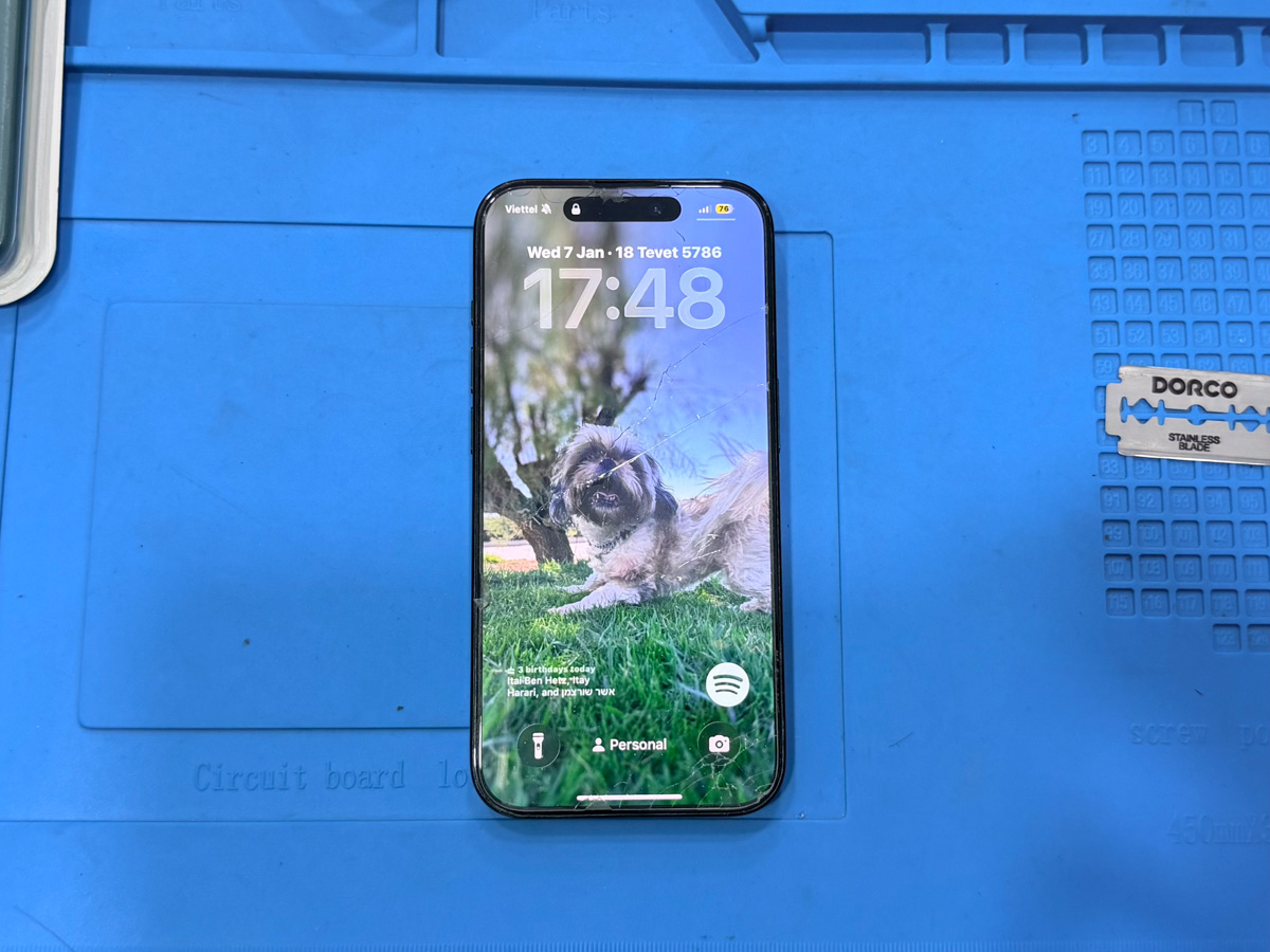 ghost touch issue on iPhone screen showing unintended touch behavior