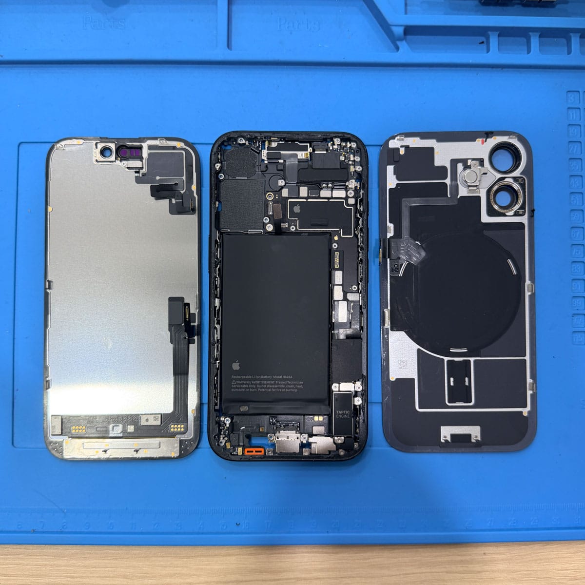 water damage repair hanoi technician cleaning motherboard after liquid exposure