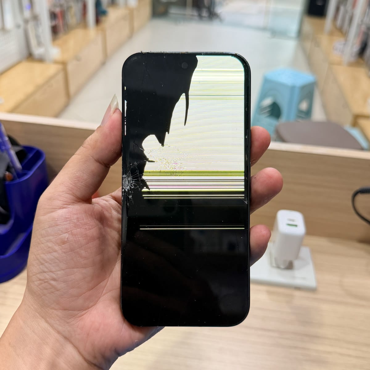 google-pixel-screen-damage-diagnostic-inspection