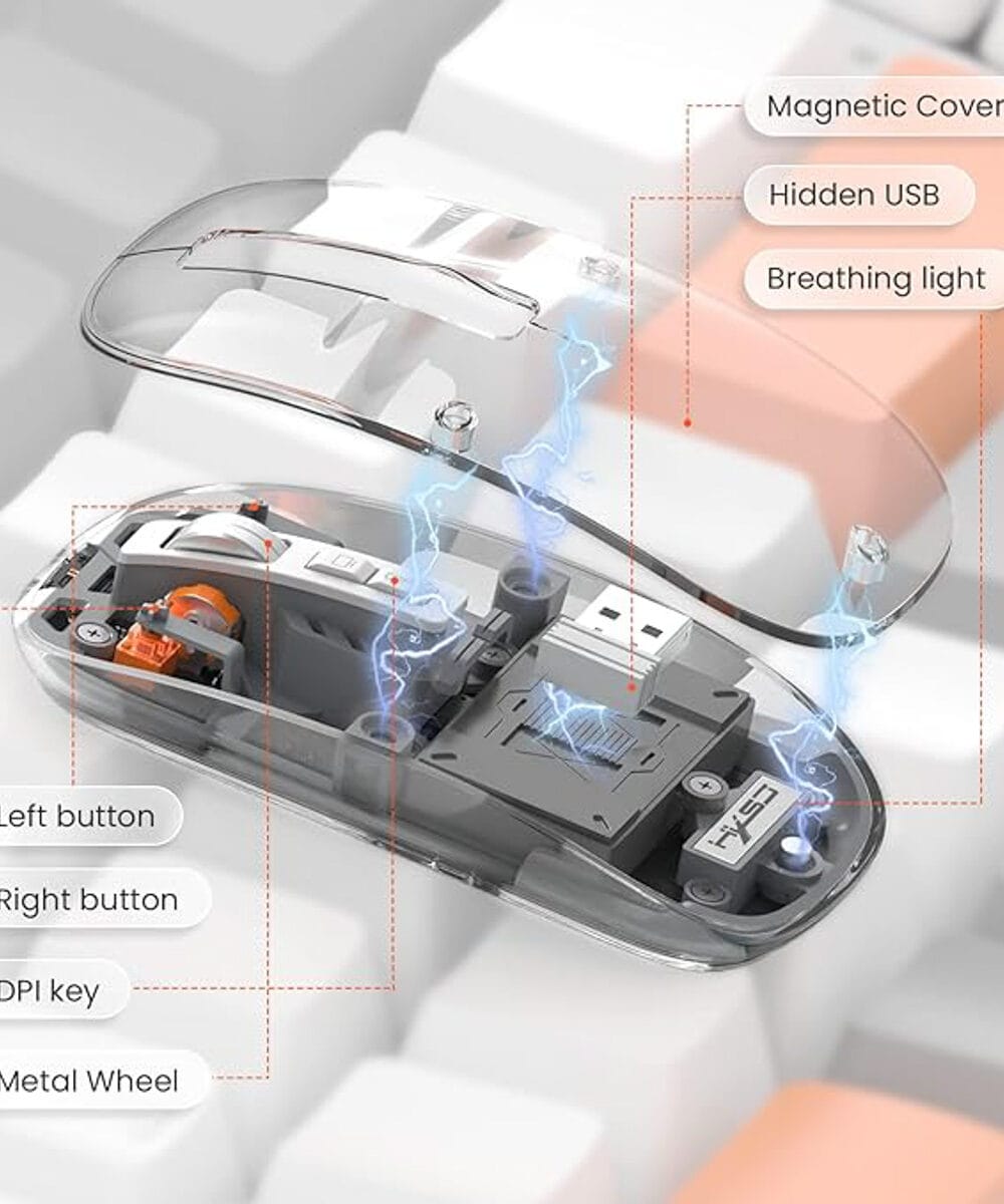 WiWU Crystal Magnetic Wireless Mouse