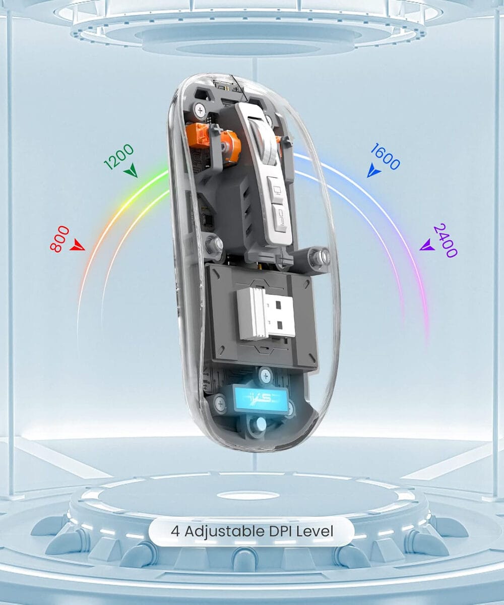 WiWU Crystal Magnetic Wireless Mouse