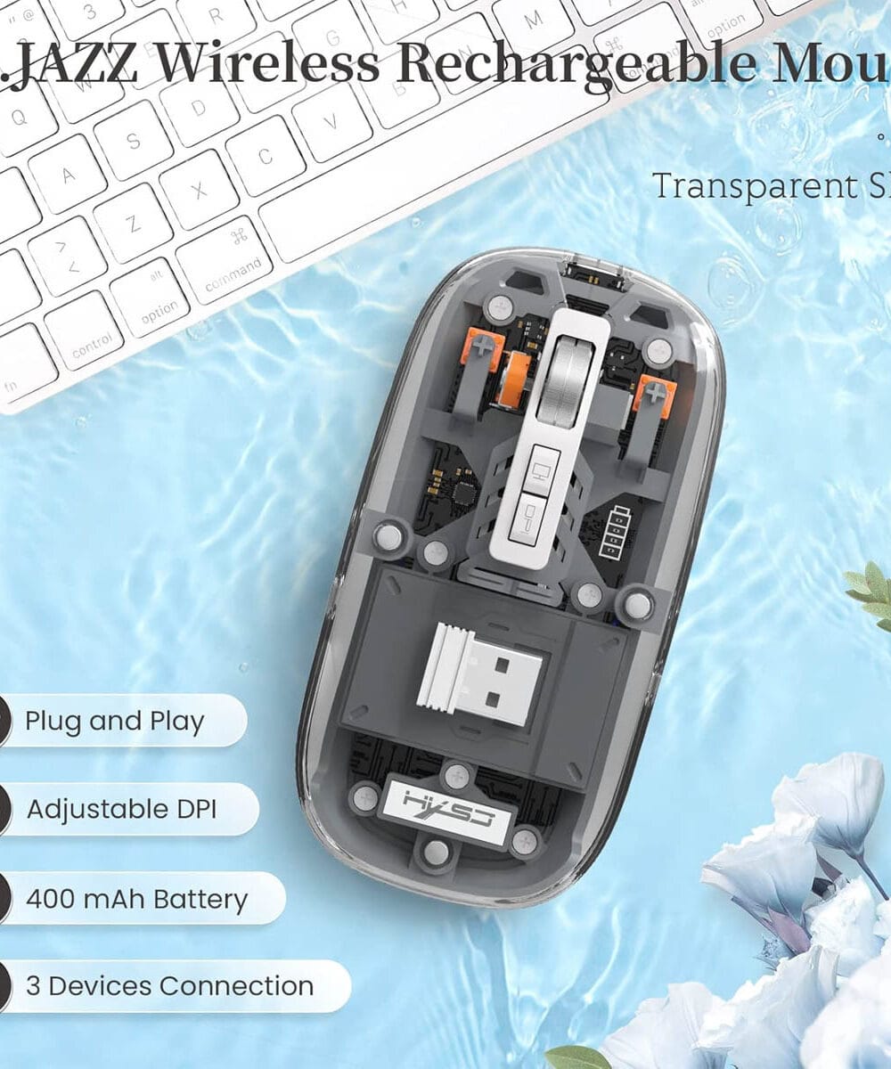 WiWU Crystal Magnetic Wireless Mouse