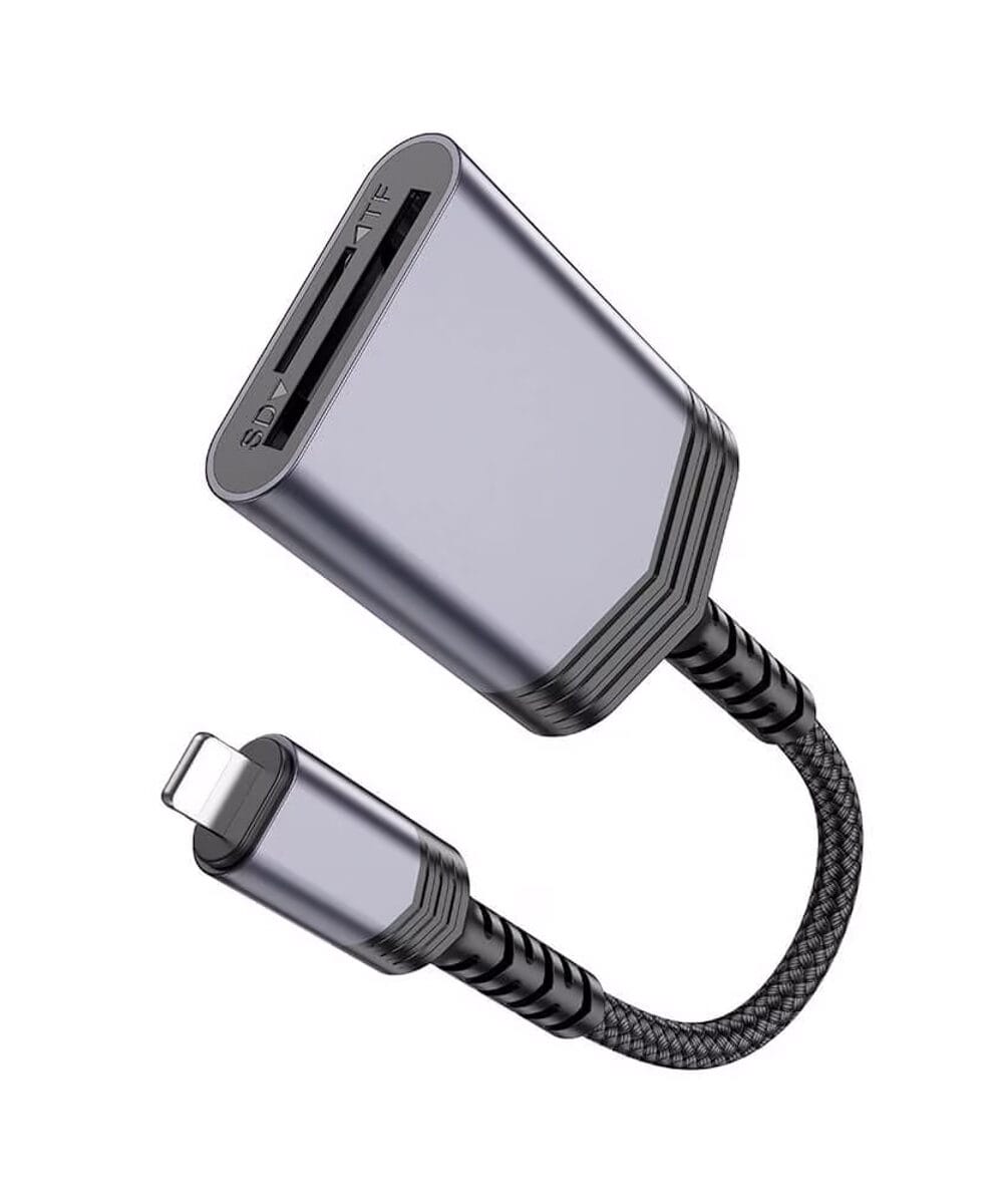 Hoco UA25 Lightning 2 in 1 Card Reader