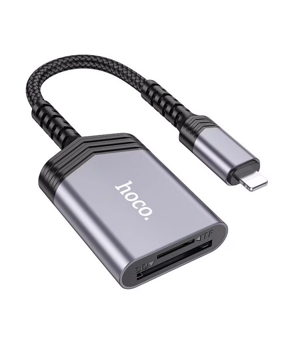 Hoco UA25 Lightning 2 in 1 Card Reader