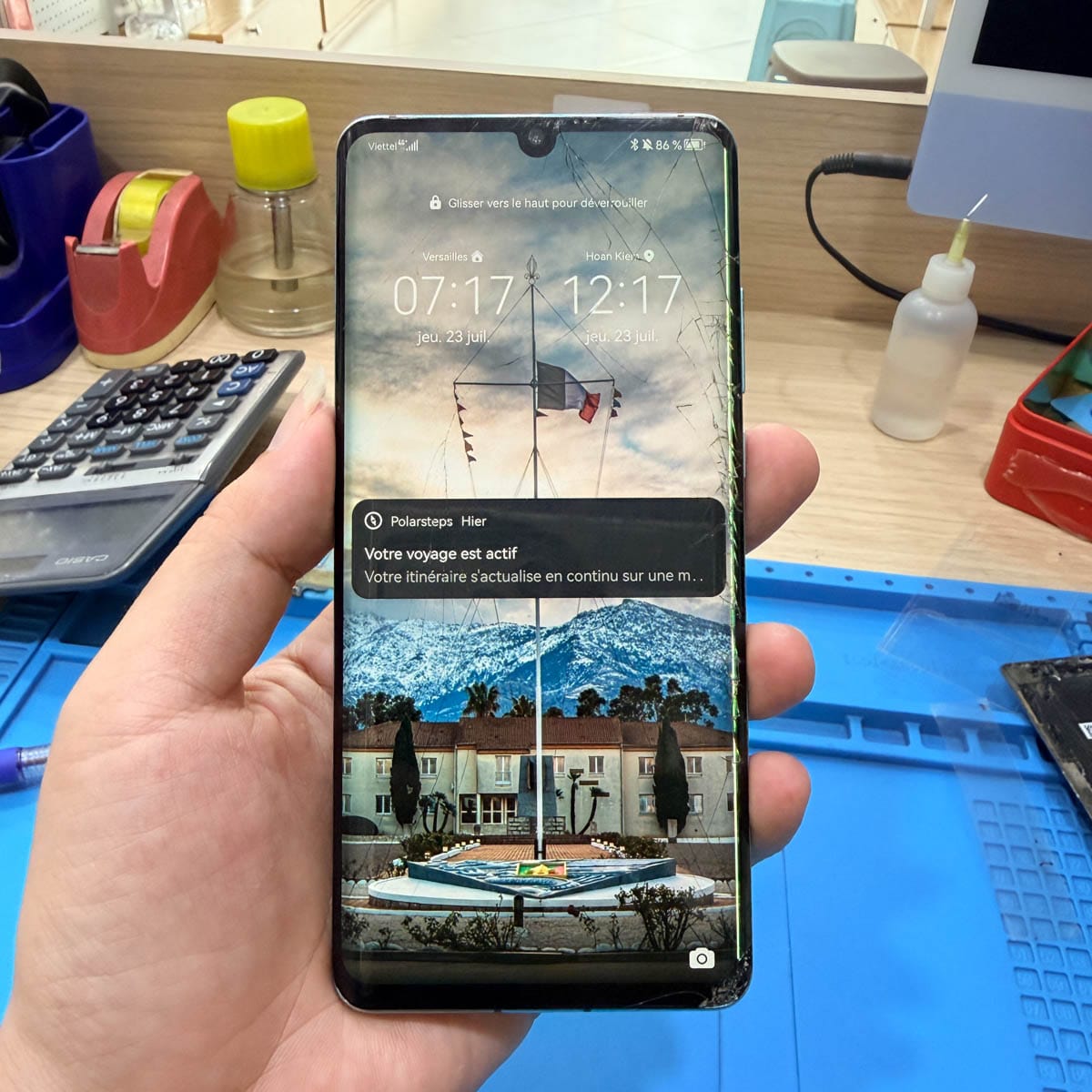 huawei-screen-replacement-damaged-display-diagnostics